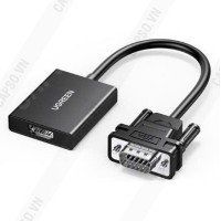 Cáp chuyển VGA sang HDMI + Auido Ugreen 50945